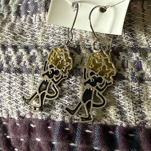 Bundle 3 for 50% off 1970s Deadstock Resin Mouse & Cheese Earrings